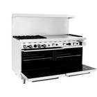Atosa Agr-4b36gr-lp 60    Range 4 Burners 36  Griddle   2 Ovens Propane