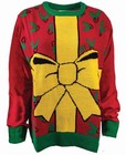 Forum Novelties Adult All Wrapped Up Red Ugly Christmas Sweater  Multi  X-large