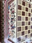 Vintage Persian Khatam Mosaic Chess Set With A Drawer