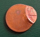 Error Coin Off Center Lincoln  Cent   Penny  1150 Copper Pre 1982 Nice Addition 
