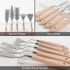 Palette Knife Set -10pcs Stainless Steel Spatula Pallet Knife Painting Tools    