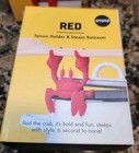 Ototo Red Silicone Crab Spoon Holder  Steam Releaser Set Of 2 New In Box 4  X 2 