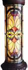 Stained Glass Victorian Tiffany Style Pedestal Floor Lamp 2 Light One This Price