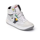 Servis Cheetah High Top Trainers White Yellow Green Shoes Afghani Tali Style Og