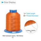 Bonded Sewing Thread  1968 Yards 0 25mm Upholstery Thread Orange - 1 Piece