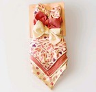 6 Pack Baby Bibs   Bows Baby Girls Headbands Set Floral Pink Lot Of 6