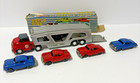 Sss Japan Tin Friction Auto Transport Hauler 4 Cars Original Box Vtg 1950 s