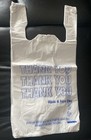 Bags 1 6 Large 21 X 6 5 X 11 5  blue Thank You  T-shirt Plastic Grocery  Bags