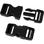 2 Pack 1 Inch Plastic Adjustable Buckle Snap Clips Fasteners Backpack Fanny Pack