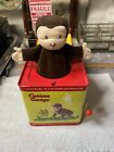 Vintage Schylling Classic Curious George Musical Jack In The Box - 1995 Works-fs