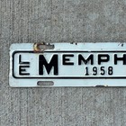1958 Memphis Tennessee License Plate Topper Tn Le Bonheur Children s Hospital