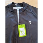 Ryzon Mens Long Sleeve Cycling Jersey Black Full Zip Bike Shirt Size Medium Nwt