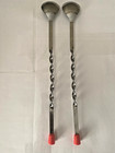 2 - 12    Stainless Red End Bar Spoon Twisted Handle Cocktail Stirrer