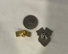 Brazil And Usa Lot Of 2 - Crossed Friendship Flag Badge Lapel Pin