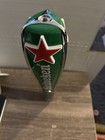 Heineken Draft Beer Signature Red Star 3 Sided Tap Handle  12 