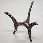 Vtg Antique Cast Iron Hot Water Heater Stand From Old Kitchen Cook Stove