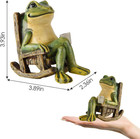 Miniature Frog Garden Statue Mom Dad Gifts Home Decorations Fairy Garden Accesso