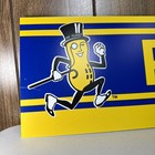 Vintage Original Planters Peanuts Single Sided Plastic Advertising Sign 36 