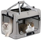 Petseek Extra Large Cat Carrier Soft Sided Folding Small Medium Dog Pet Carri   