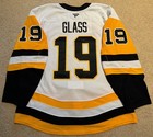 Cody Glass Pittsburgh Penguins Game Worn Jersey -photo Matched -heavy Wear    