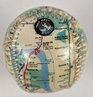 Willie Mays  hof 79  Signed Nyc Subway Mta Graphic Ball Auto Say Hey Authentic