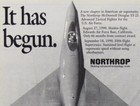 Vintage 1990 Northrup Yf-23 Black Widow Ii Aircraft Print Ad