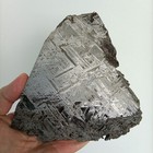 Natural Aletai Iron Meteorite 2330 7 Grams End Cut Fusion Crust Etch Glaze Seal