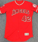 Cj Cron 2017 Game Used Jackie Robinson Day Angels Jersey  worn-dnp    Mlb Holo