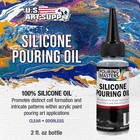 2oz Silicone Pouring Oil 100  Silicone Dramatic Cell Creation In Acrylic Paint