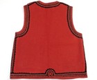 Vintage Vest Folk Costume Embroidery Medium