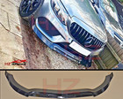 Gloss Black Front Lip Splitter Spoiler For 2015 Mercedes C Class W205 C205 Amg