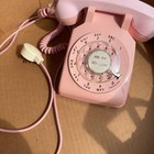 Vintage Retro Pink Bell western Electric Rotary Phone - Beautiful Original Cord