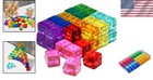 Transparent Rainbow Building Blocks - Kids Learning Toys