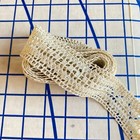 2 Yd 1 5  Vintage 1940s Handmade Bobbin Lace Ecru Cotton Or Linen