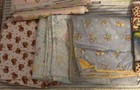 Vtg Fabric Baby Nursery Quilts Lot Daisy Kingdom Animal Prints Pastel Crafts Diy