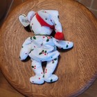 Rare 1998 Holiday Teddy Bear Ty Beanie Baby Pe Pellets Tag Errors
