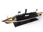 Css Virginia Limited 33 - Handcrafted Civil War Model Ship 