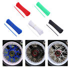 72pcs Motorcycle Dirt Bike Spoke Skins Covers Wraps Wheel Rim Guard Protector