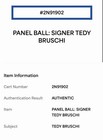 Tedy Bruschi Signed Panel Ball Psa Authenticated Patriots