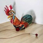 Super Rare Antique All Fair Toys   Games Rooster Pull Toy 1920-30   s Vgc Read 
