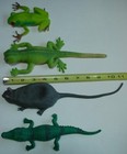 Bead Filled Squishy Imperial Rubber Rat Frog Lizard Alligator Life Like