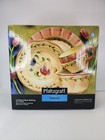 Pfaltzgraff Napoli Four Piece Place Setting Set Stoneware Floral Flowers Nib