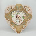 Antique Victorian Era Stand Up Valentine 3d Girl Daisies 1890s Holiday Ephemera