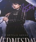 Jenna Ortega Signed Wednesday Adams Signed 8x10 Poster Photo Addams Autographed