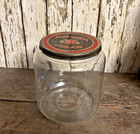 Vintage Antique R g  Dun 5-cent Cigar Tobacco Glass Jar With Lid