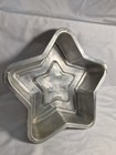 8  Aluminum 5 Pointed Star Shaped Cake Dessert Jello Mold  Pan Vintage Mcm 
