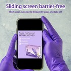 100-count 4 Mil Disposable Nitrile Exam Gloves  latex-free   Food Safe 