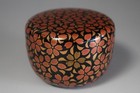  un-kin   cherry   Maple  Japanese Wajima Lacquerware Tea Caddy Hira-natsume R54
