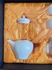 Chinese Porcelain Tea Set Gift Box Teapot  Cups    Hand-shaped Tea Pet