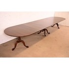 Henkel Harris Georgian Solid Mahogany Monumental Dining Table  Newly Refinished